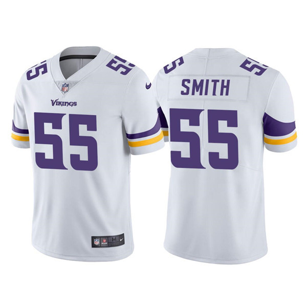 Men's Minnesota Vikings #55 Za'Darius Smith White Vapor Untouchable Stitched Jersey